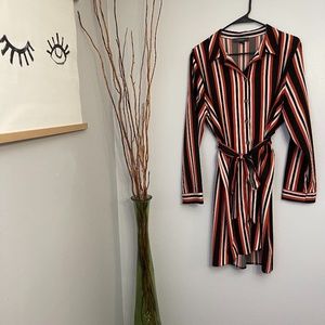 Striped Shirt dress